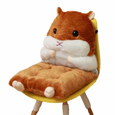 Mehrfunktionales abnehmbares Hamster-Plüsch-Seat-Kissen