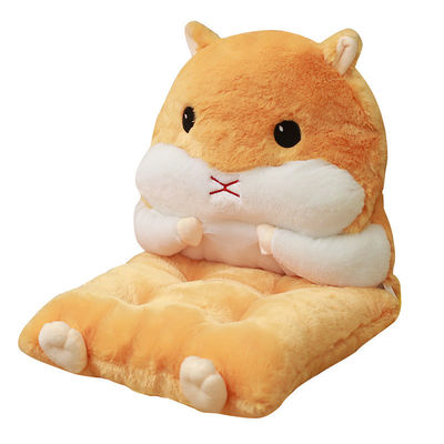 Mehrfunktionales abnehmbares Hamster-Plüsch-Seat-Kissen