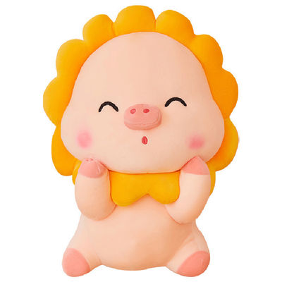 Sitzendes hohes Sun Schwein angefülltes Plüsch-Spielzeug ASTM 30cm