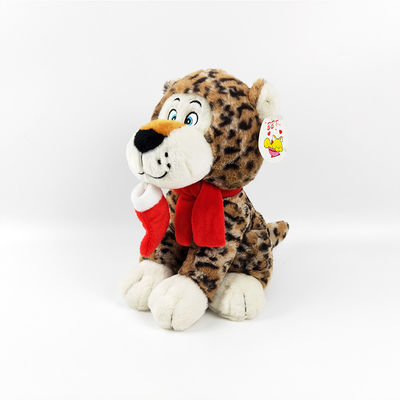 Baumwolle EN71 25cm pp., die Jaguar-Plüsch Toy As Festive Gift füllt
