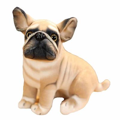 Pp.-Baumwolle füllte kurzes Plüsch-Simulations-Hundespielzeug 20cm