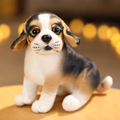 Pp.-Baumwolle füllte kurzes Plüsch-Simulations-Hundespielzeug 20cm