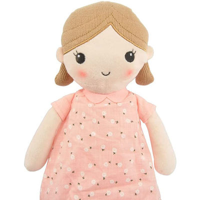 Rock-Karikatur-Mädchen-Plüsch-Puppe 38cm ASTM tragende