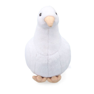 Innovative weiße Taube Toy With Polypropylene Cotton Filling Soems