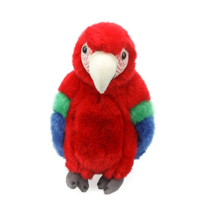 Polyester, der helles rotes Keilschwanzsittich-Plüschtier-Geschenk für Kinderplüschspielwaren anfüllt