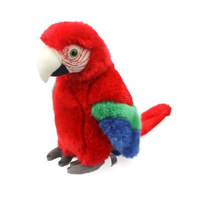Polyester, der helles rotes Keilschwanzsittich-Plüschtier-Geschenk für Kinderplüschspielwaren anfüllt