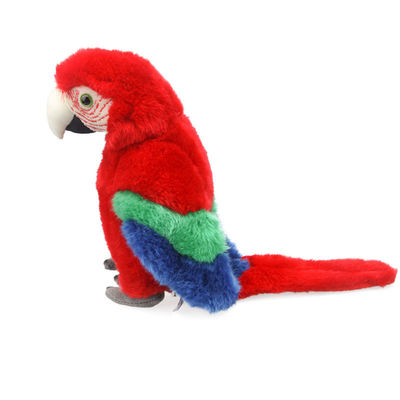 Polyester, der helles rotes Keilschwanzsittich-Plüschtier-Geschenk für Kinderplüschspielwaren anfüllt