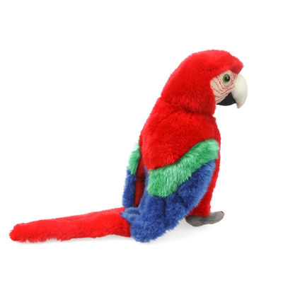 Polyester, der helles rotes Keilschwanzsittich-Plüschtier-Geschenk für Kinderplüschspielwaren anfüllt