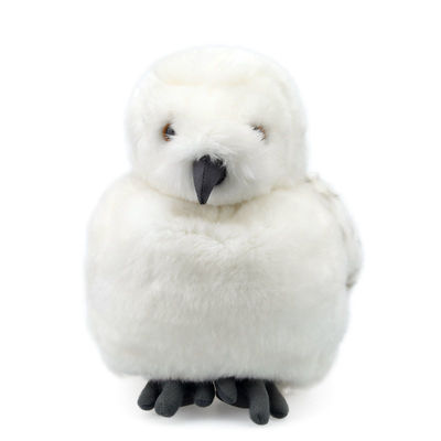 Waschbarer Kopf drehbares weißes Owl Plush Toy der Maschinen-EN71