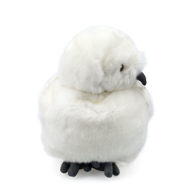 Waschbarer Kopf drehbares weißes Owl Plush Toy der Maschinen-EN71
