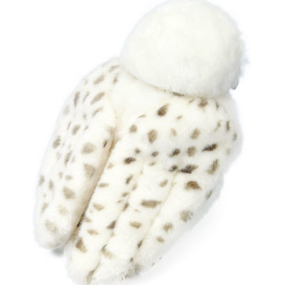 Waschbarer Kopf drehbares weißes Owl Plush Toy der Maschinen-EN71