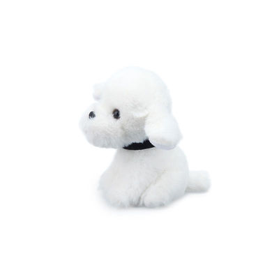 Weißer Plüsch Toy For Children Comfort ODM 25cm Hunde