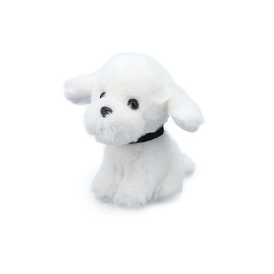 Weißer Plüsch Toy For Children Comfort ODM 25cm Hunde