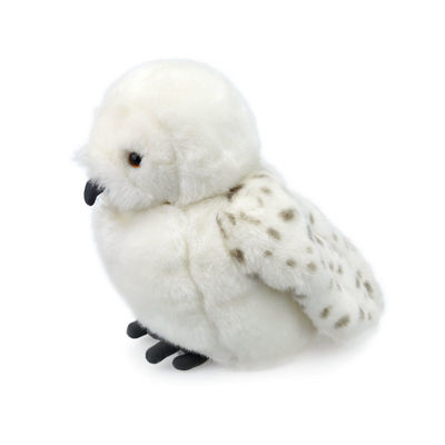 Drehbare weiße Hauptfeder Eagle Plush Toy 25cm