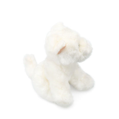 Weißer Hund EN71 20cm füllte Toy For Baby Soothing an