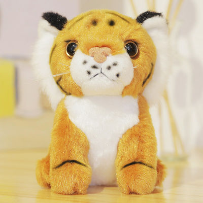 Simulations-Tiger Stuffed Doll With Polypropylene-Baumwollfüllung EN71 25cm