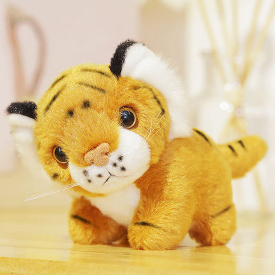 Simulations-Tiger Stuffed Doll With Polypropylene-Baumwollfüllung EN71 25cm