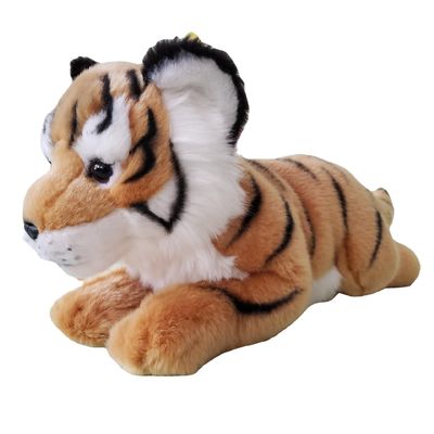 Simulations-Tiger Stuffed Doll With Polypropylene-Baumwollfüllung EN71 25cm