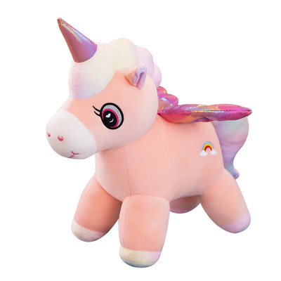 35cm Polypropylen-Baumwolle füllte Unicorn Plush Toy For Kids an