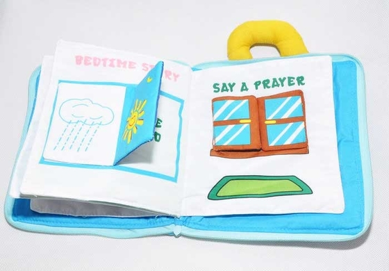 Früherziehung des Plüsch-3D bucht 20x25cm für Baby