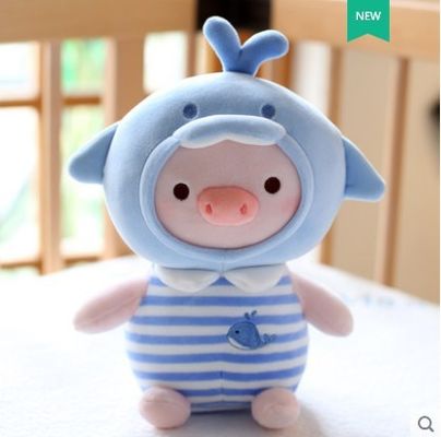 Kawaii-Karikatur-Schwein-Plüsch-Spielwaren mit pp.-Baumwollfüllung