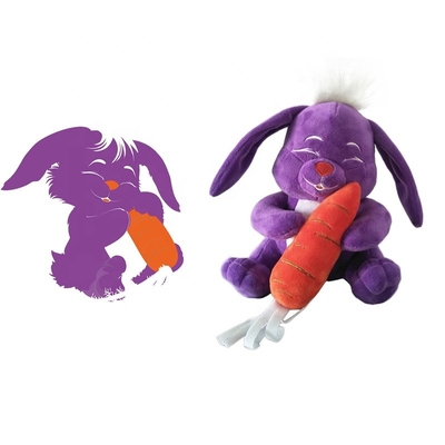 Kawaii-Plüsch füllte Bescheinigung Bunny Toy Withs EN71 an