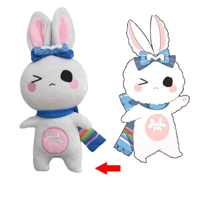 Kawaii-Plüsch füllte Bescheinigung Bunny Toy Withs EN71 an