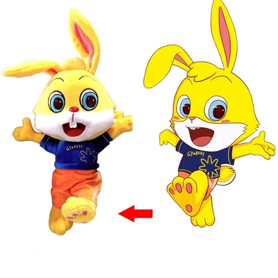 Kawaii-Plüsch füllte Bescheinigung Bunny Toy Withs EN71 an