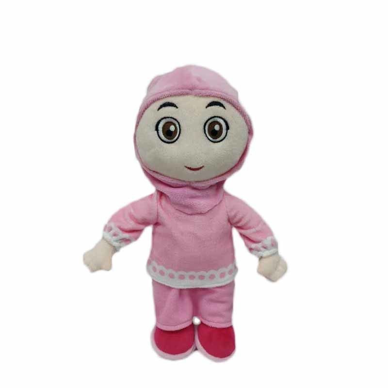 30cm afrikanisches Mädchen-Puppen-Plüsch-Spielwaren-Mädchen angefülltes Geschenk für den Tag der Kinder