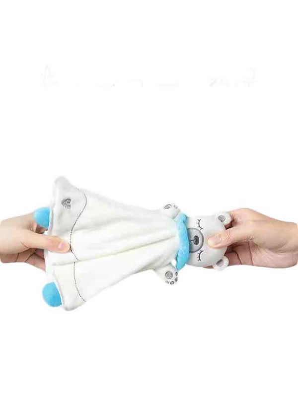 0-1-jährige neugeborene Plüschtier-Plüsch-Handpuppe Toy Baby Comforting Towel