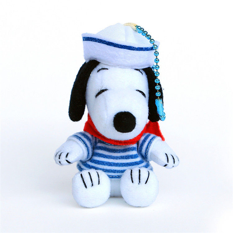 En gros 15 Seemann-Suit Snoopy Plush-Schlüsselanhänger-Taschen-hängenden Little Boys cm reizende Geschenk
