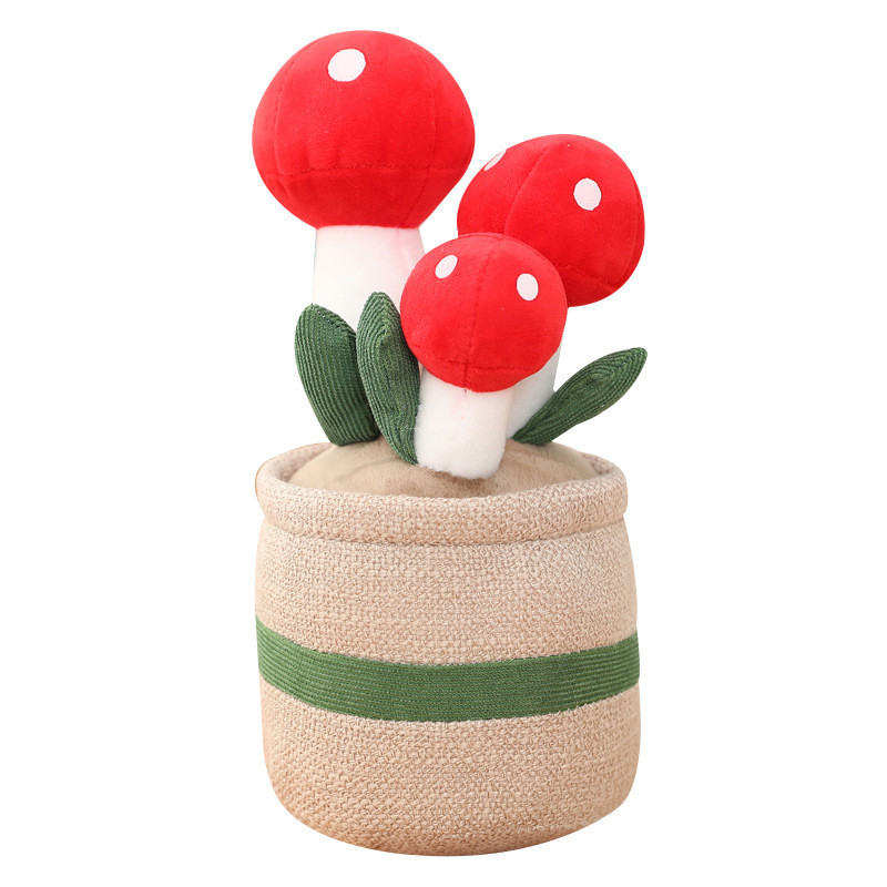 Kurze Plüsch-Simulations-eingemachte Blume füllte Spielwaren ISO9001 für Hauptdekor an