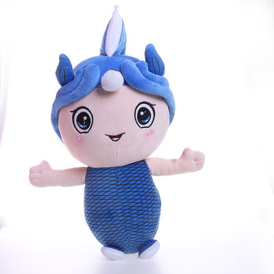 20cm blaues Plüsch-Meerjungfrau-Plüschtier, damit Baby mit schläft