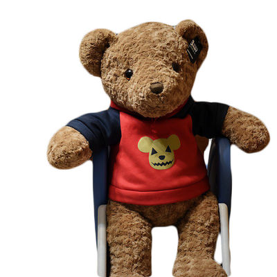 18cm Puppe Browns Rose Velvet Teddy Bear Plush Nigger-200g kleidete nettes knuddeliges Spielzeug