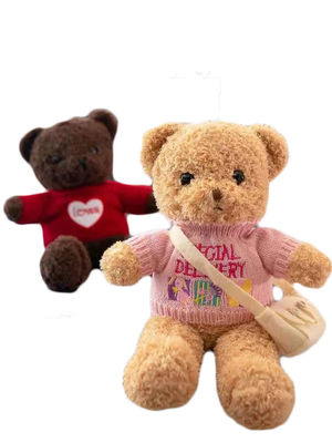 30cm angefüllter Teddy Bear Plush Toys With wandern das besonders angefertigte der Geburtstags-Geschenk der Mädchen