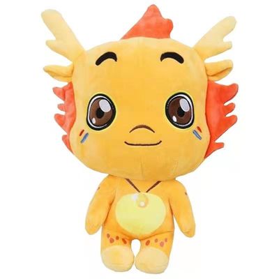 600g 35cm gelb wenige weiche Spielwaren Dragon Plush Doll Animation Dragons