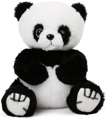 Kundenspezifische Haut freundlich kein Verblassen sitzender Panda Plush Toy