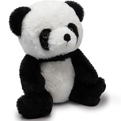 Kundenspezifische Haut freundlicher Panda Plush Toy No Fading, der 100% pp. Baumwolle sitzt